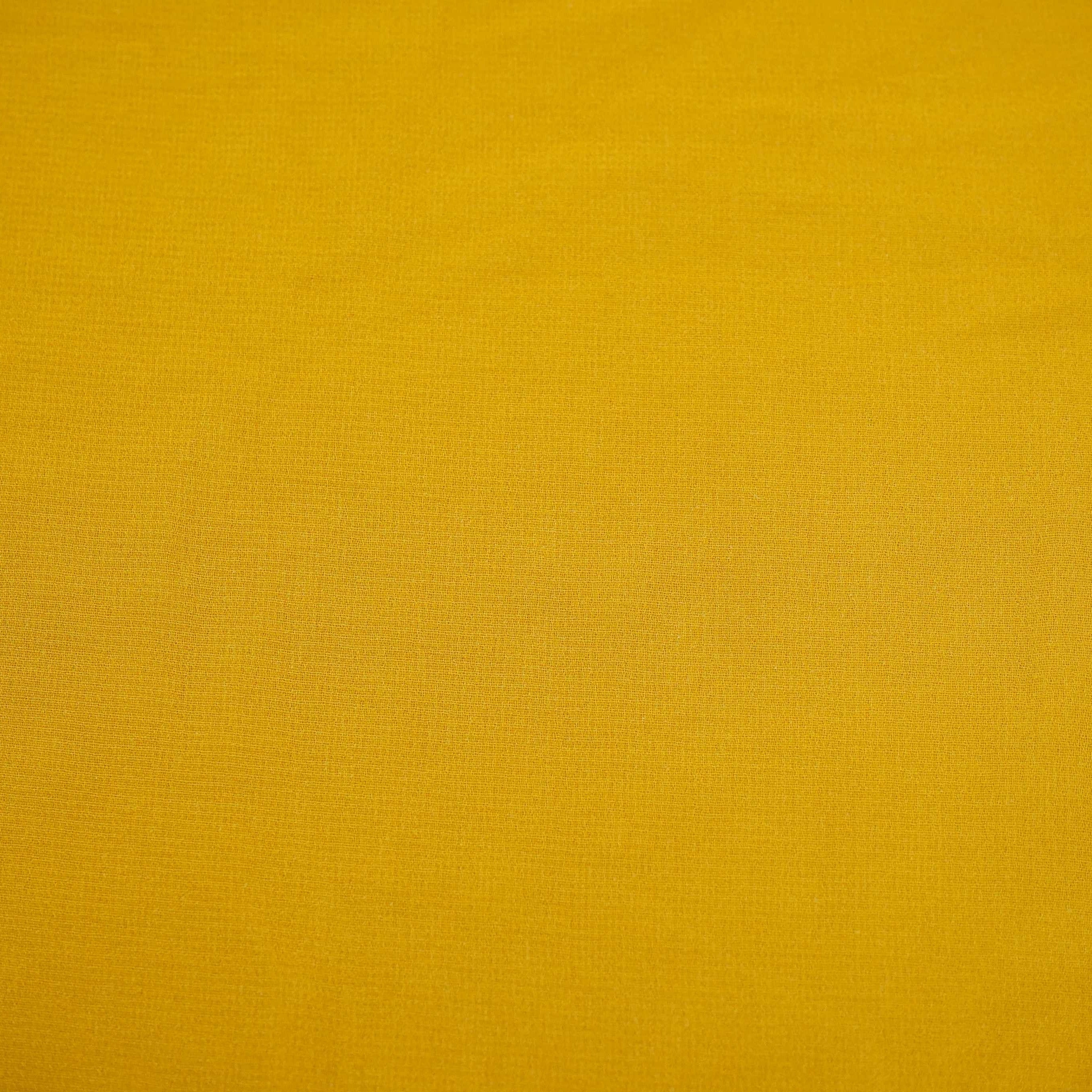 Mustard Yellow Solid Royal Georgette Fabric MKR-12