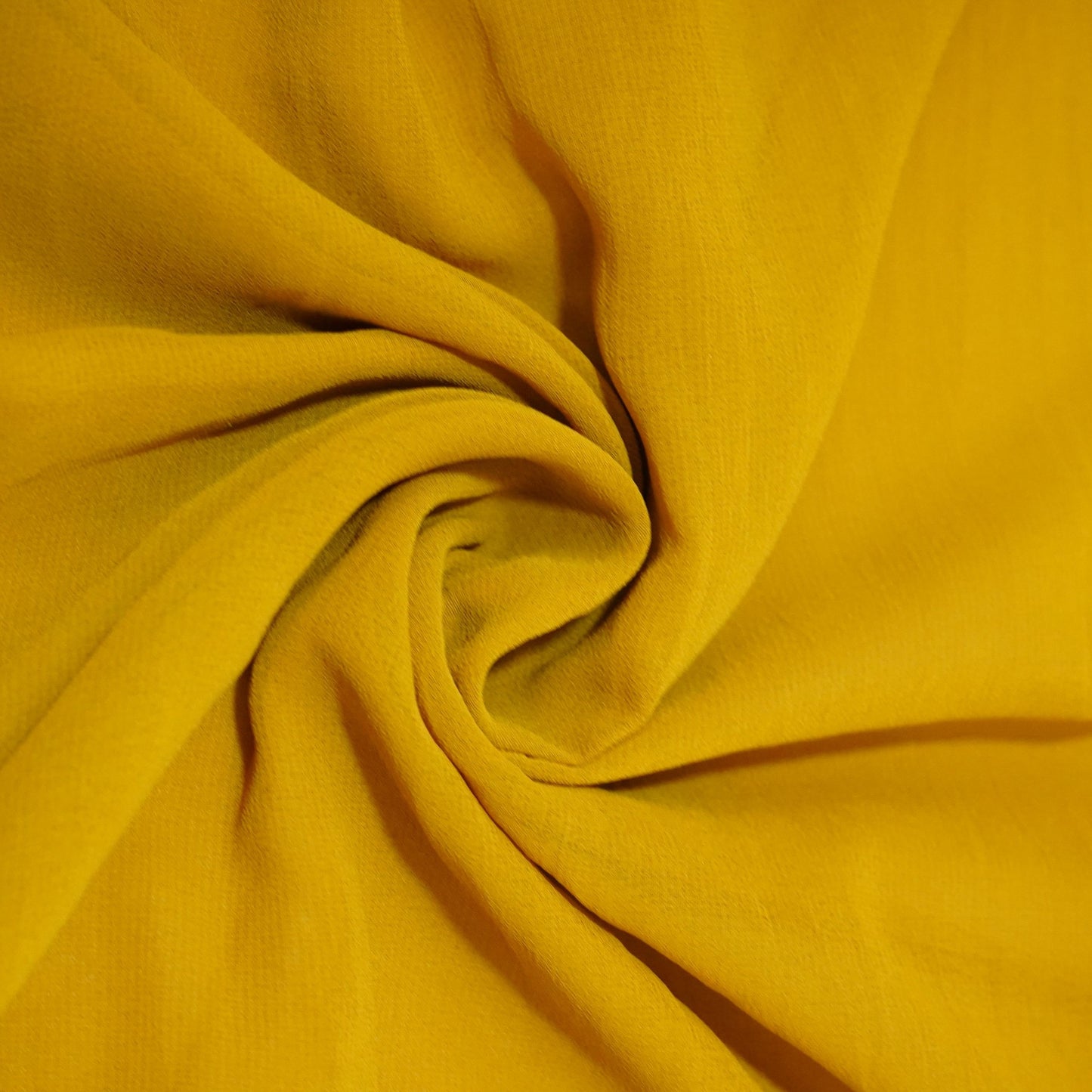 Mustard Yellow Solid Royal Georgette Fabric MKR-12