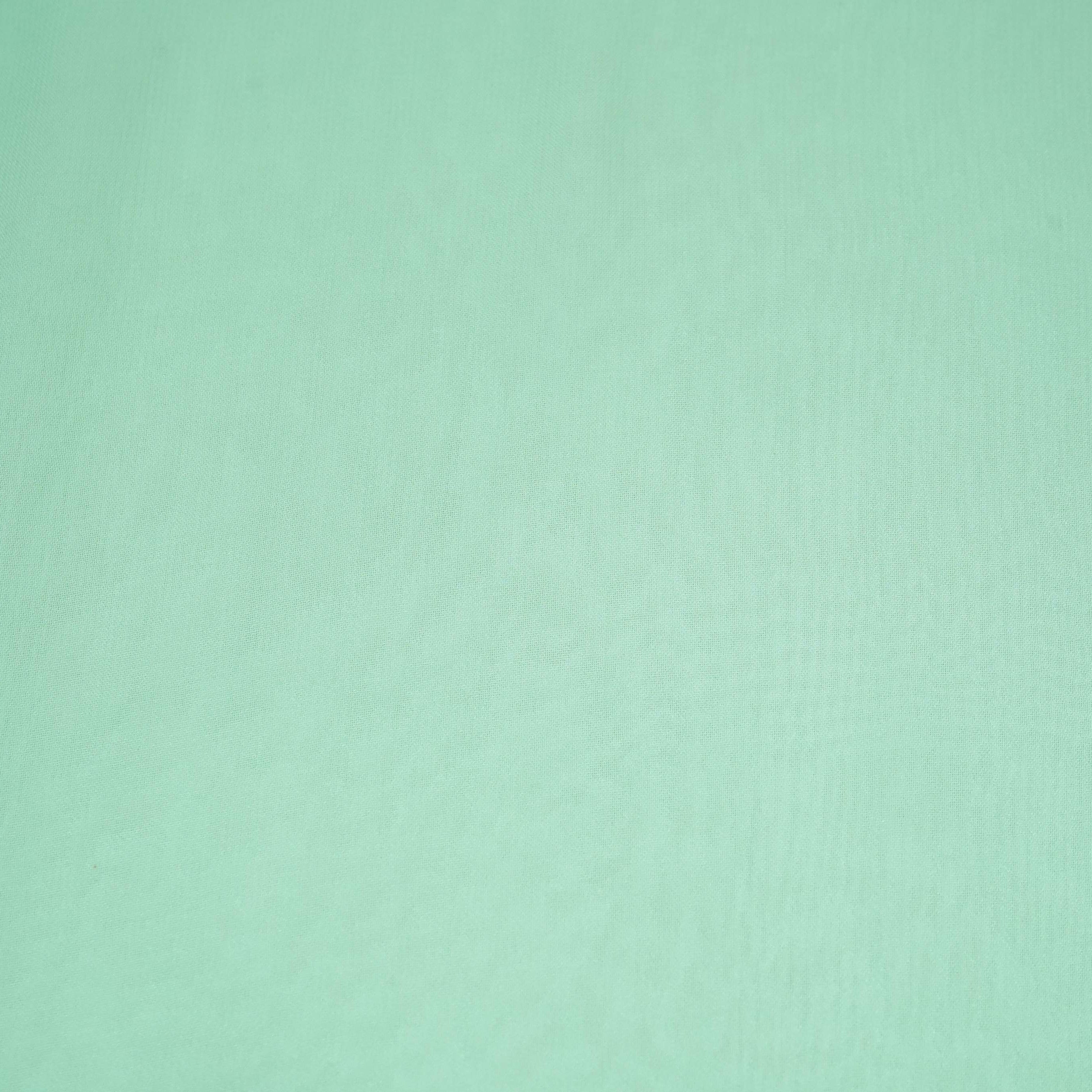 Pista Green Solid Royal Georgette Fabric MKR-18