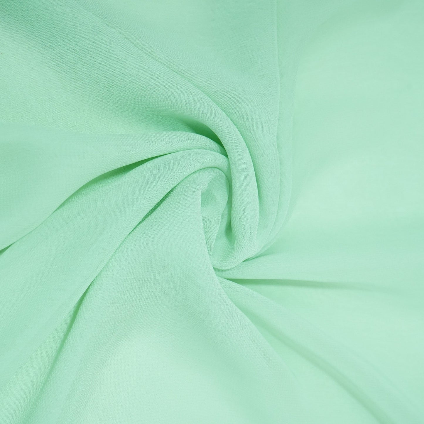 Pista Green Solid Royal Georgette Fabric MKR-18