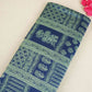 Blue Mughal Print Pure 70gm Chanderi Fabric SN-30530