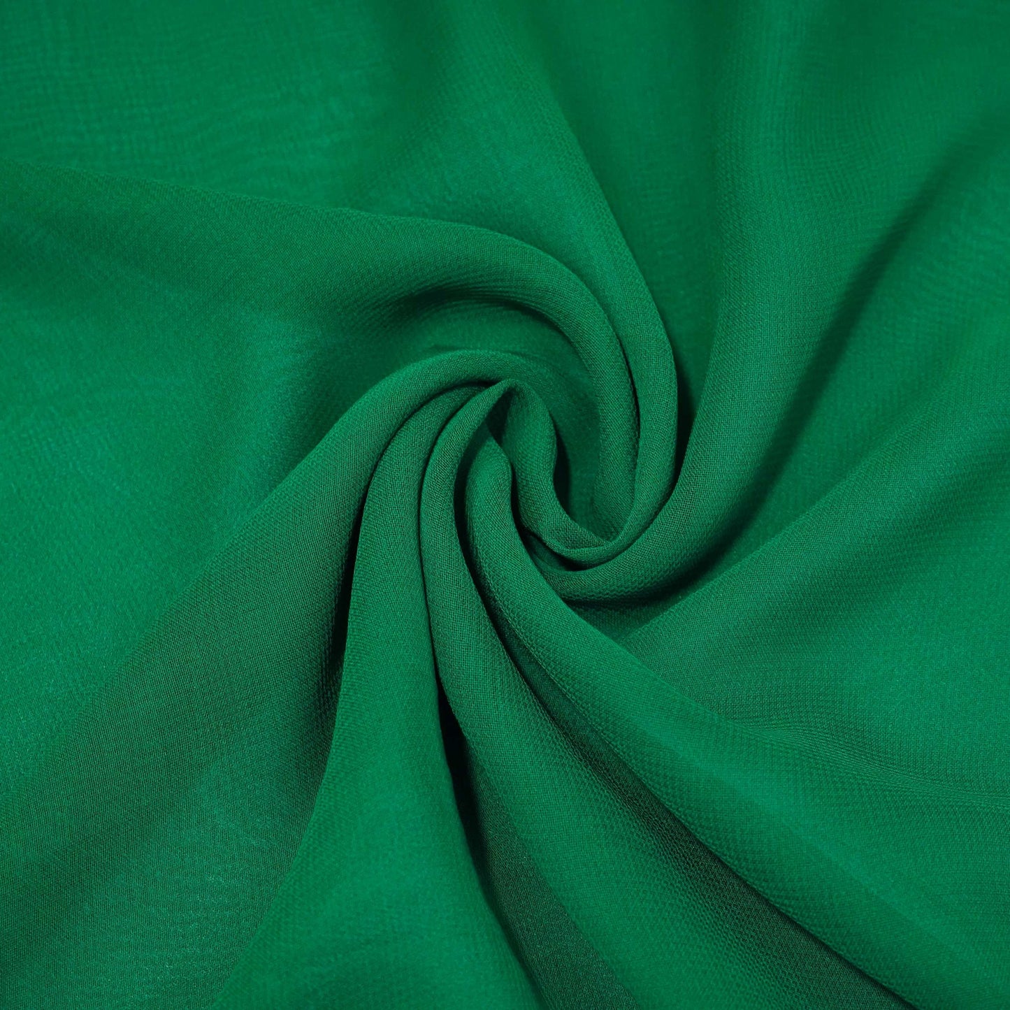 Green Solid Royal Georgette Fabric MKR-13