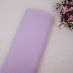 Lavender Solid 60Gm Georgette Fabric SSMG-36 - TradeUNO
