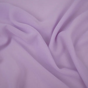 Lavender Solid 60Gm Georgette Fabric SSMG-36 - TradeUNO