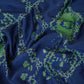 Blue Shibori Print Pure 70gm Chanderi Fabric SN-30541
