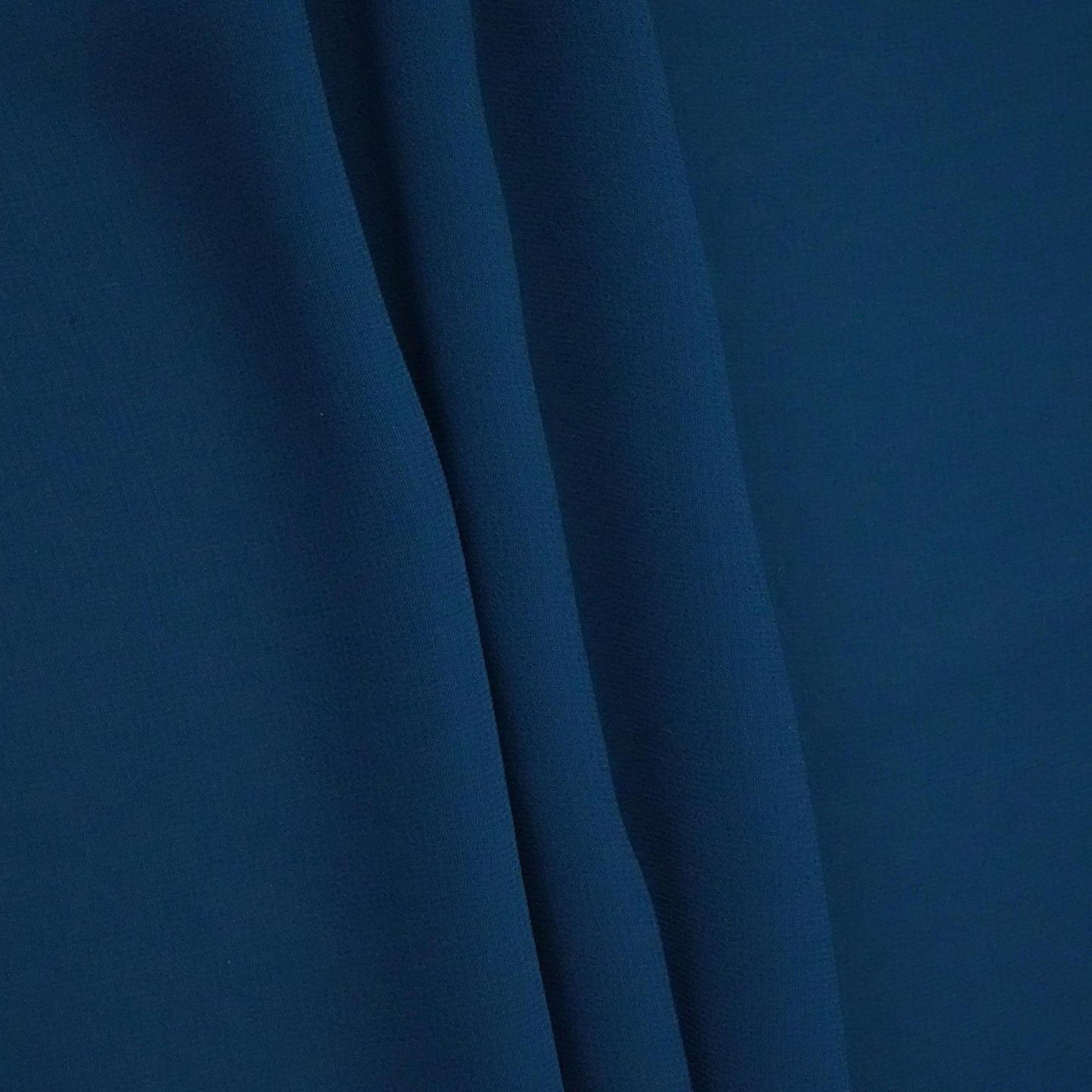 Teal Blue Solid 60Gm Georgette Fabric SSMG-29