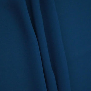 Teal Blue Solid 60Gm Georgette Fabric SSMG-29 - TradeUNO