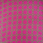 Magenta Pink Polka Dot Print Pure 70gm Chanderi Fabric SN-30545