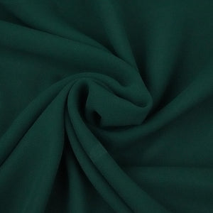 Dark Green Solid 60Gm Georgette Fabric SSMG-33 - TradeUNO