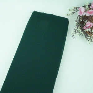 Dark Green Solid 60Gm Georgette Fabric SSMG-33 - TradeUNO