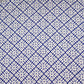Royal Blue with Off White Floral Print Muslin Fabric MT-29390
