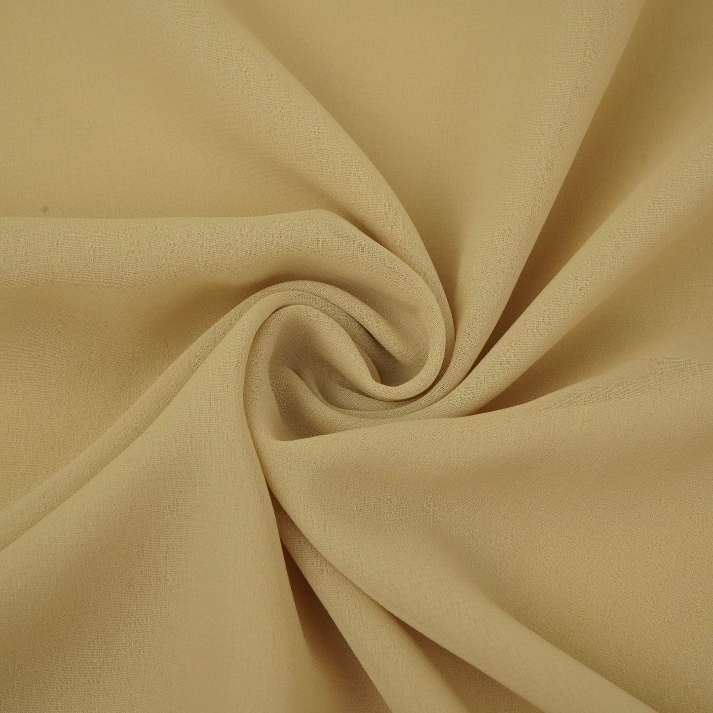 Cream Solid 60Gm Georgette Fabric SSMG-38