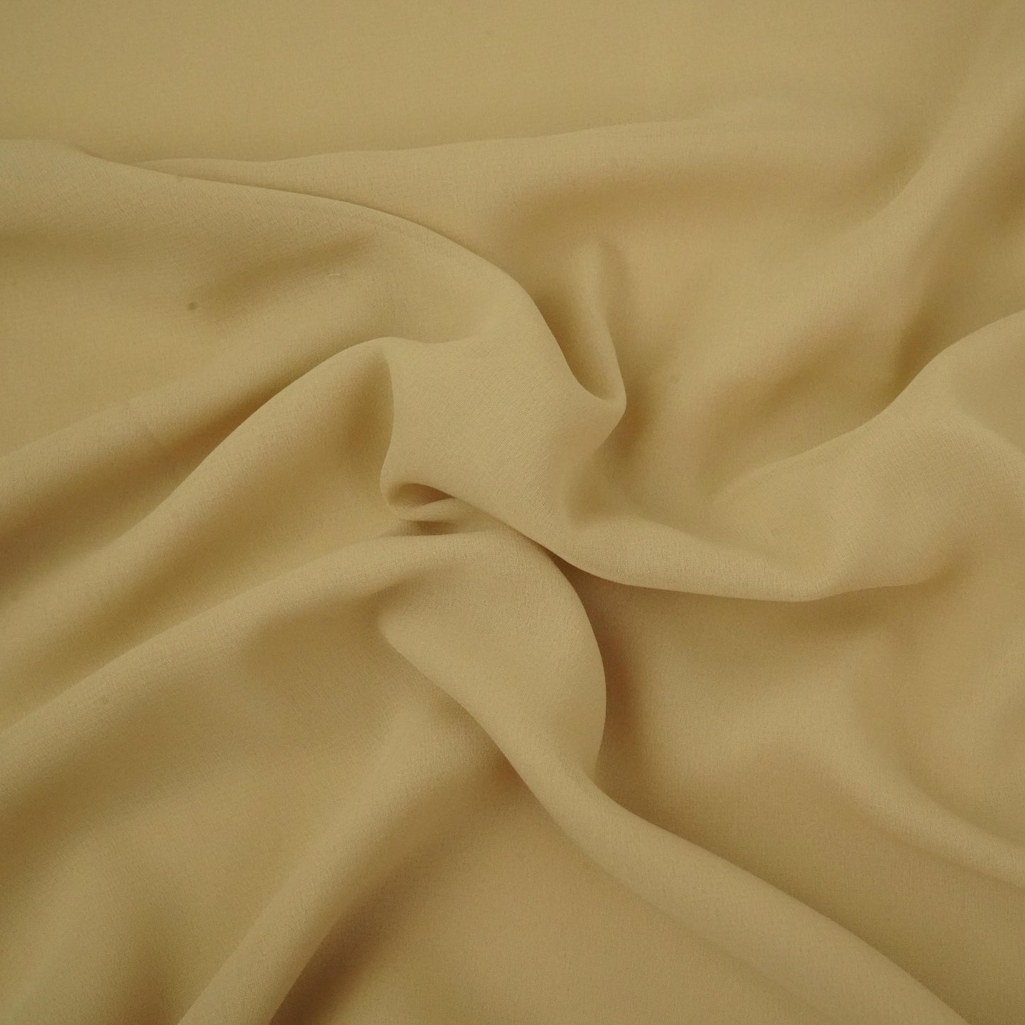 Cream Solid 60Gm Georgette Fabric SSMG-38
