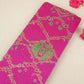 Magenta Pink Shibori Print Pure 70gm Chanderi Fabric SN-30534