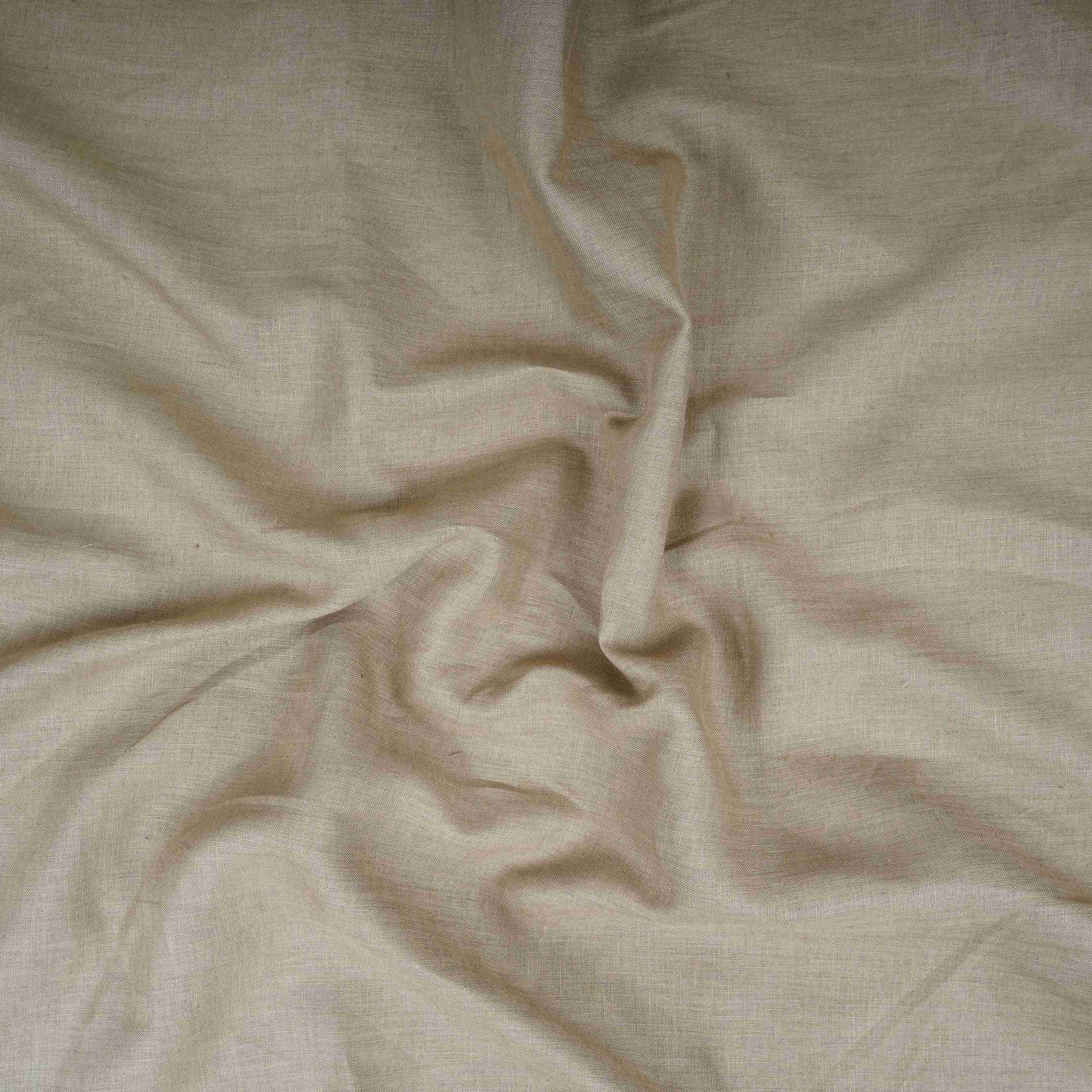 Mehendi Green Solid Pure Linen Fabric UT-30955 - TradeUNO