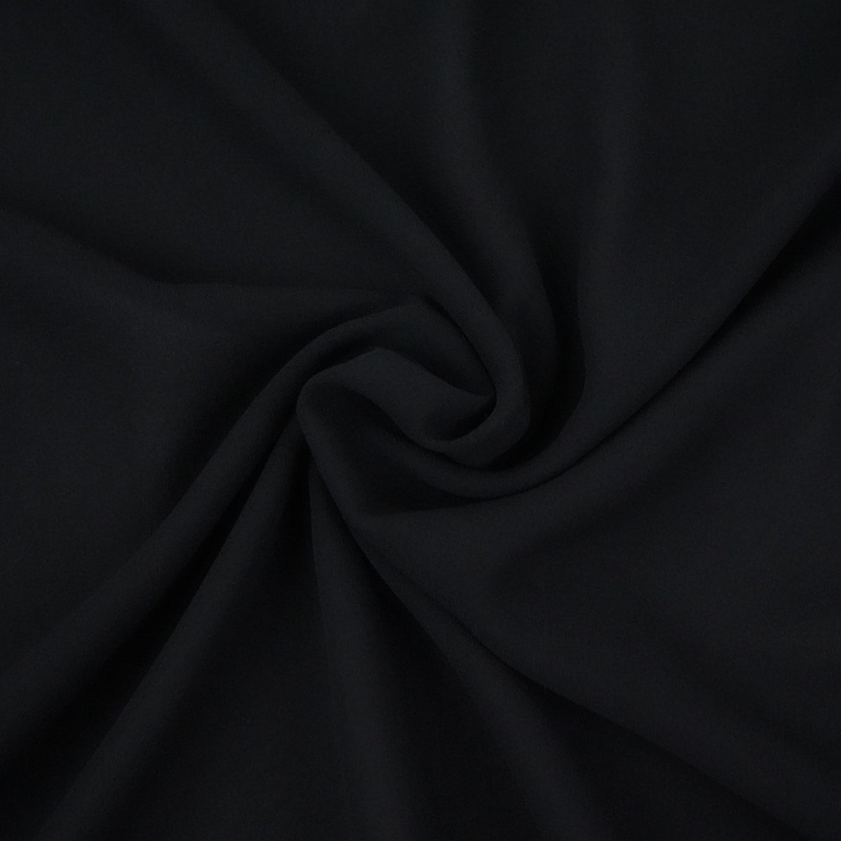 Black Solid 60Gm Georgette Fabric SSMG-35 - TradeUNO