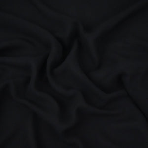 Black Solid 60Gm Georgette Fabric SSMG-35 - TradeUNO