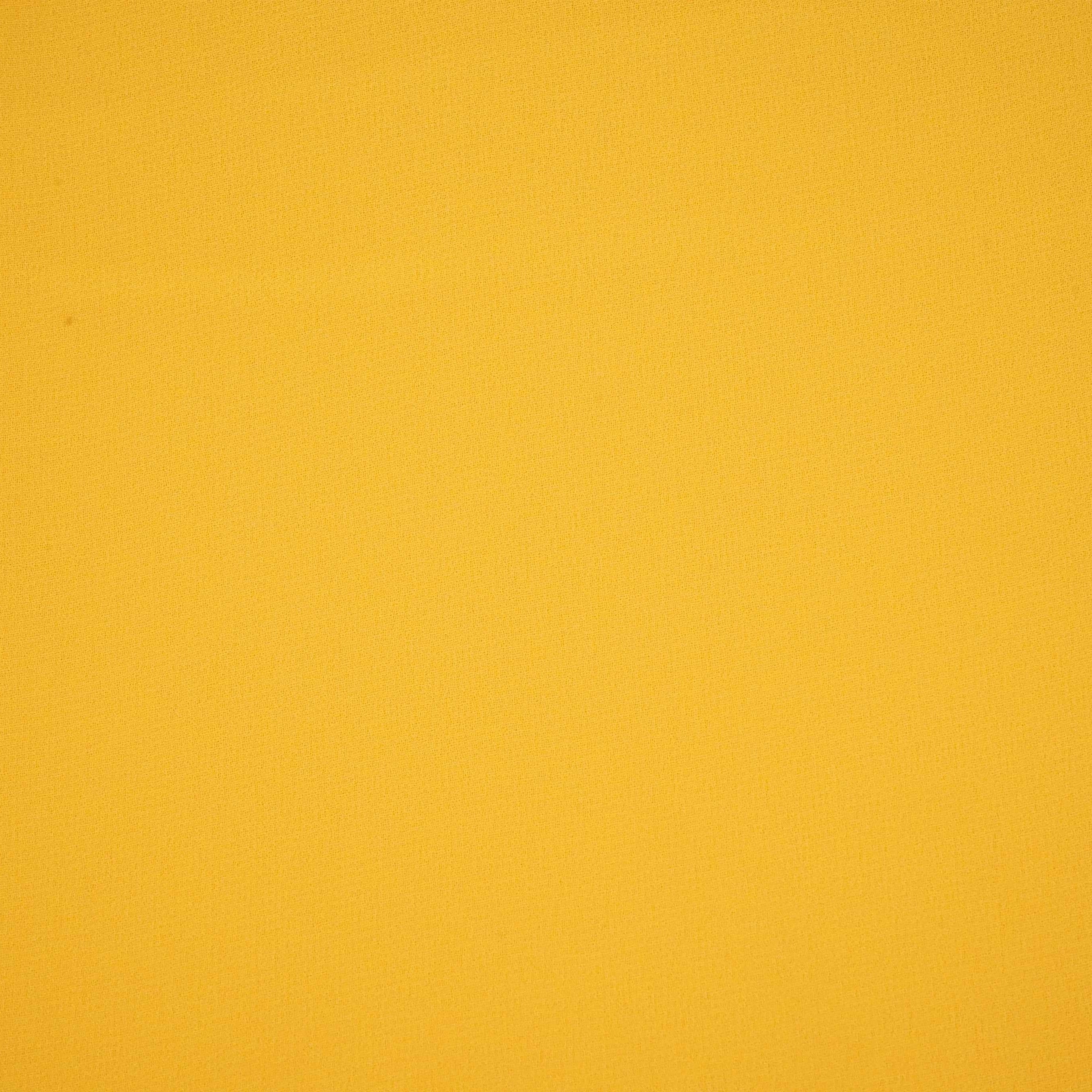 Yellow Solid 60Gm Georgette Fabric SSMG-43 - TradeUNO