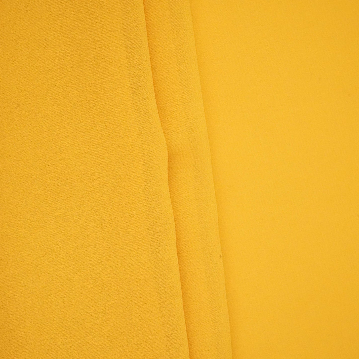 Yellow Solid 60Gm Georgette Fabric SSMG-43