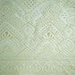 White Dyeable Mirror Embroidery Georgette Fabric