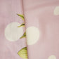 Baby Pink Floral Polka Dot Print Muslin Fabric MT-29403