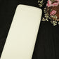 Off White Solid 60Gm Georgette Fabric SSMG-31