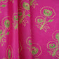Magenta Pink Floral Print Pure 70gm Chanderi Fabric SN-30535