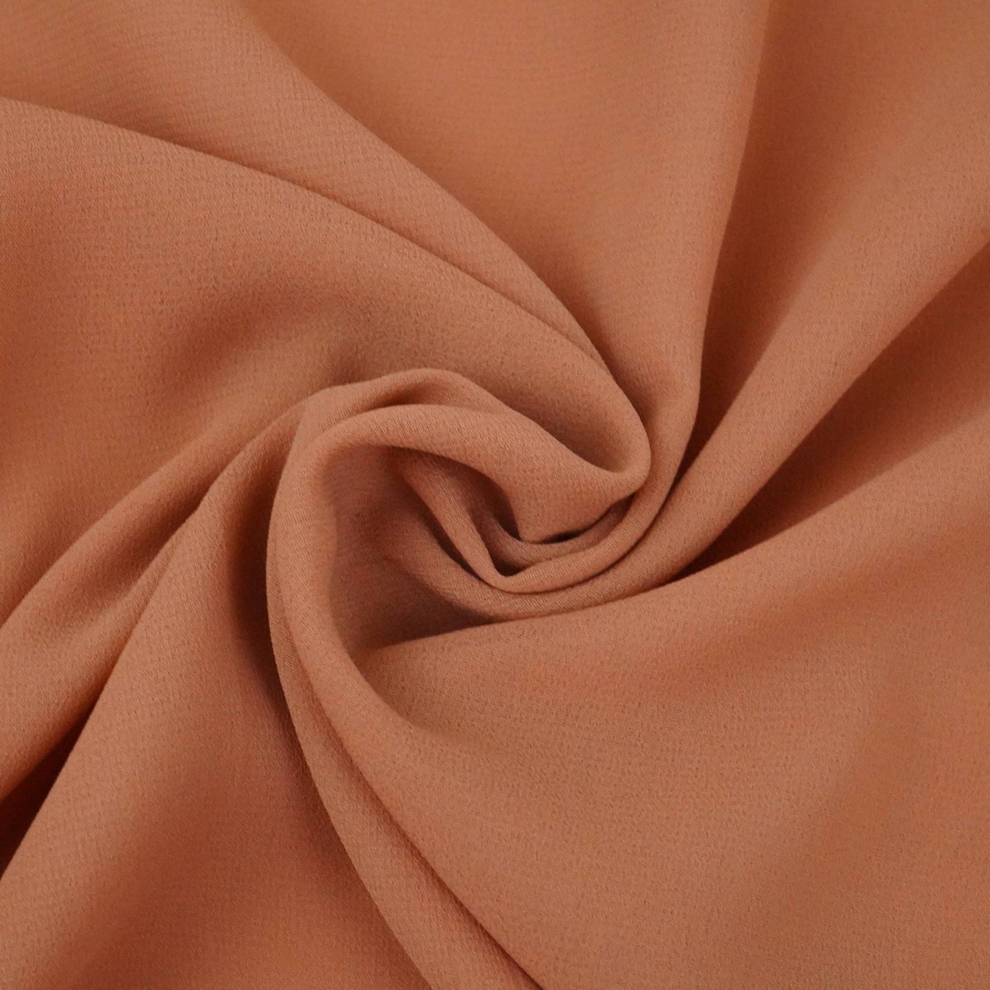 Peach Solid 60Gm Georgette Fabric SSMG-41