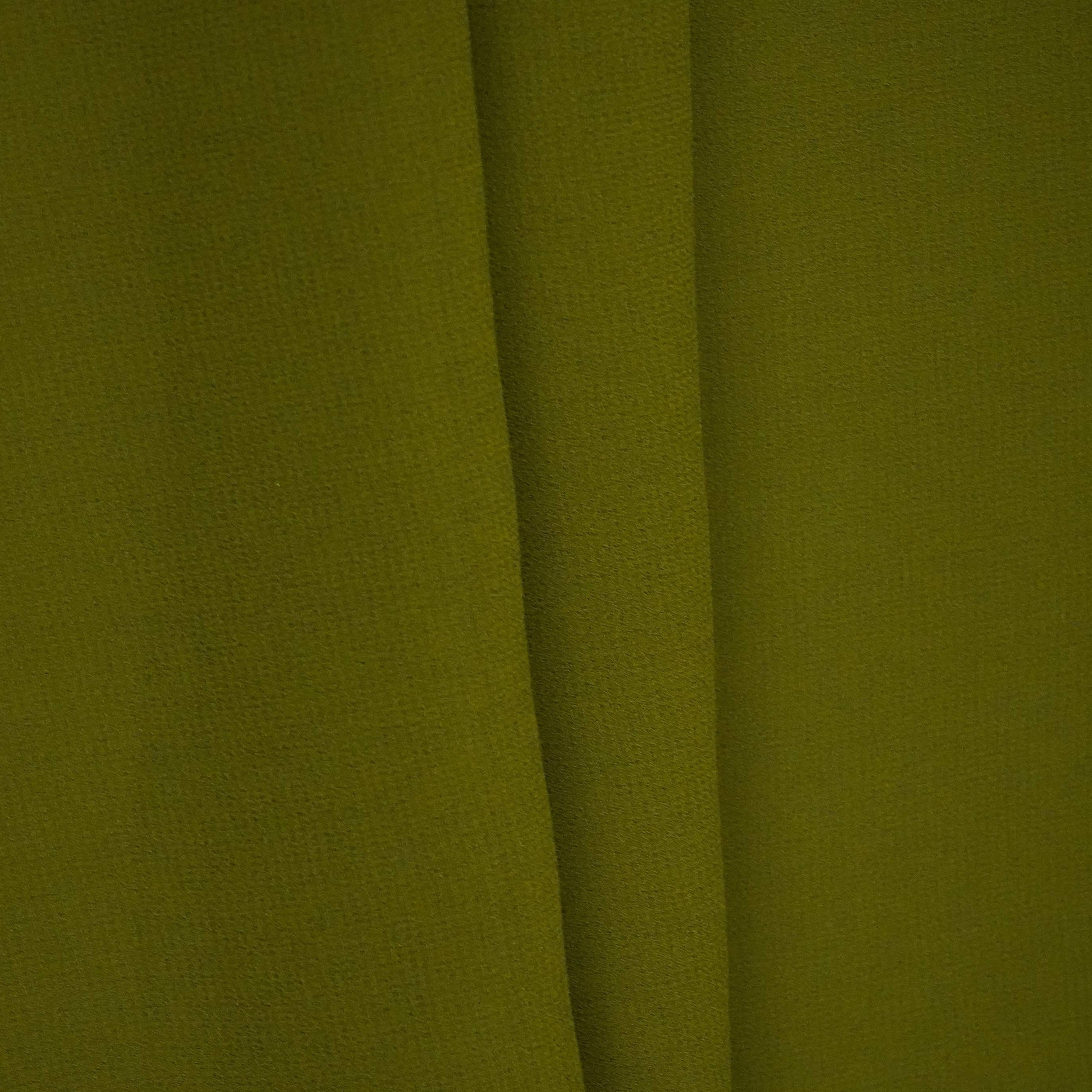 Mehendi Green Solid 60Gm Georgette Fabric SSMG-32 - TradeUNO