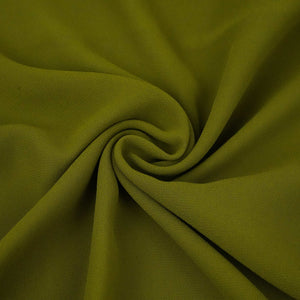 Mehendi Green Solid 60Gm Georgette Fabric SSMG-32 - TradeUNO