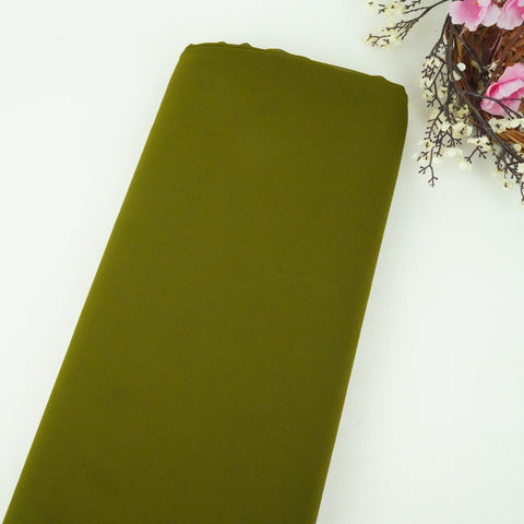 Mehendi Green Solid 60Gm Georgette Fabric SSMG-32