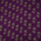 Purple Floral Print Pure 70gm Chanderi Fabric SN-30536