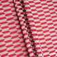 Magenta Pink Geometrical Print Katan Brocade Fabric CW-32554