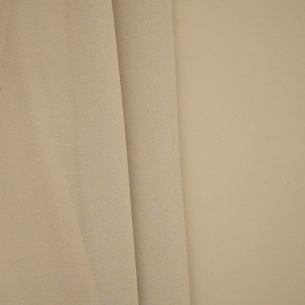 Beige Solid 60Gm Georgette Fabric SSMG-30 - TradeUNO