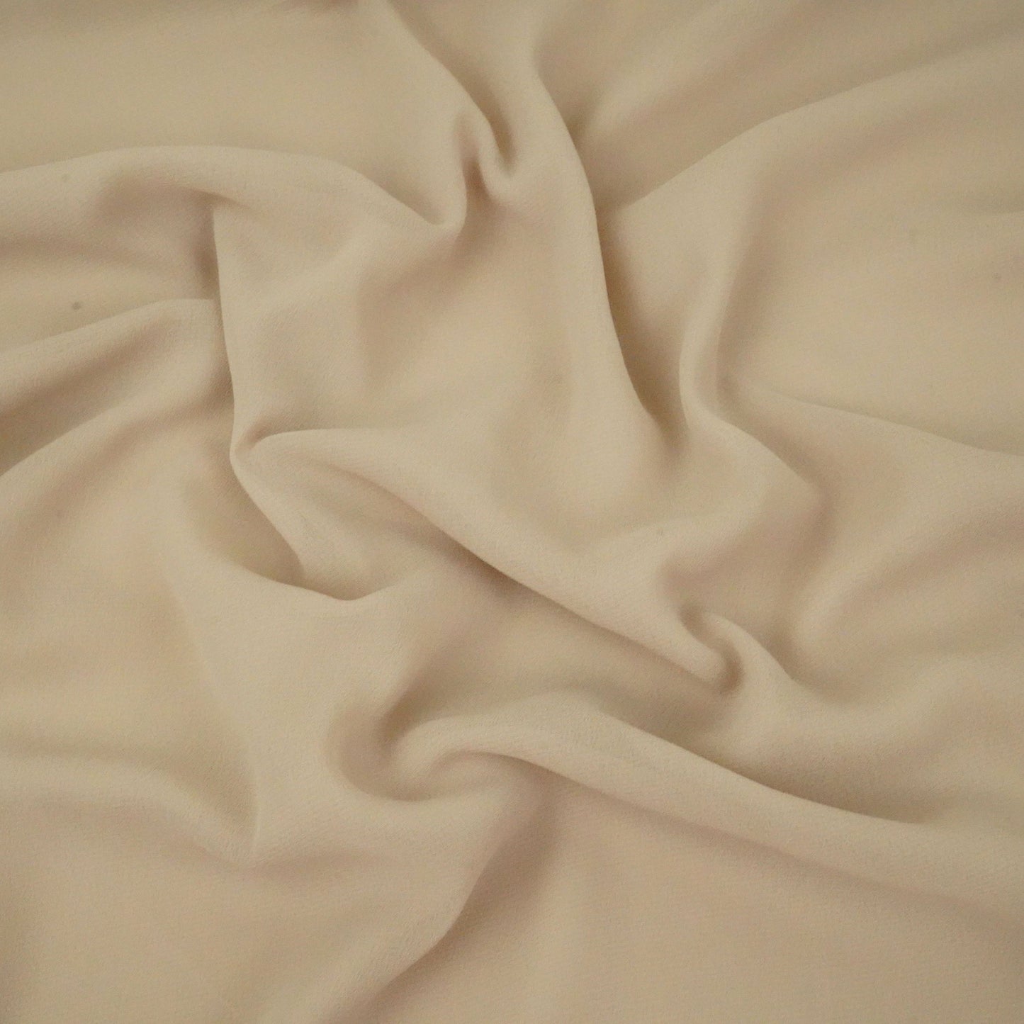 Beige Solid 60Gm Georgette Fabric SSMG-30