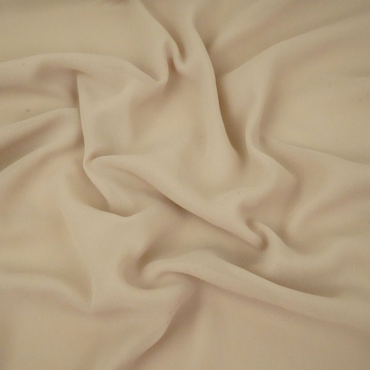 Beige Solid 60Gm Georgette Fabric SSMG-30 - TradeUNO