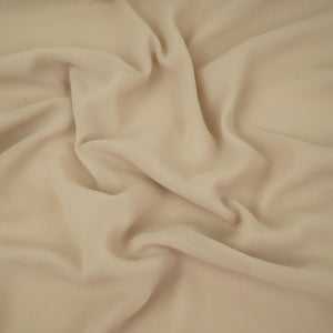 Beige Solid 60Gm Georgette Fabric SSMG-30 - TradeUNO