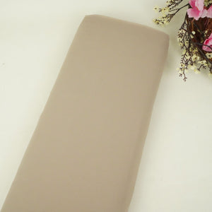 Beige Solid 60Gm Georgette Fabric SSMG-30 - TradeUNO