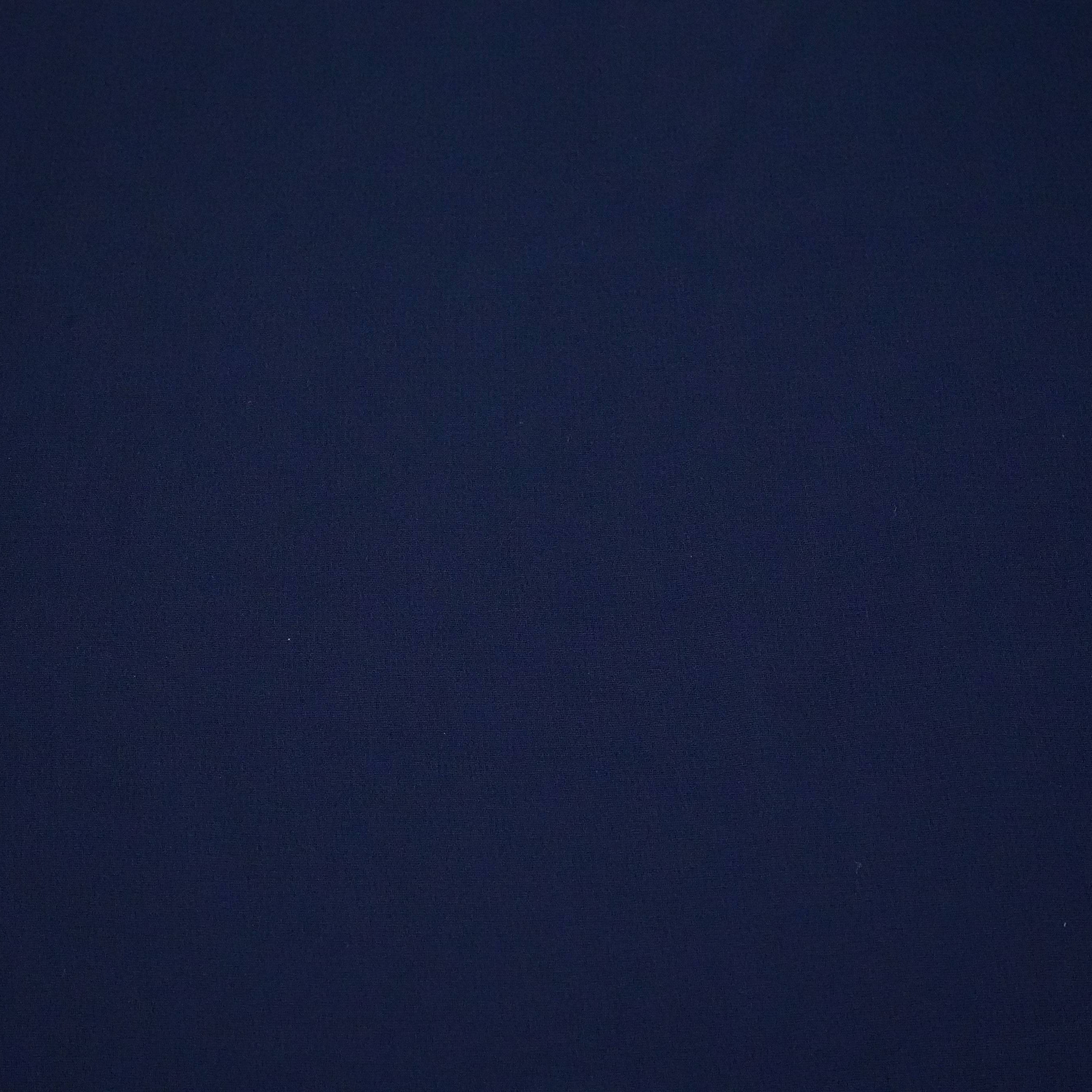 Navy Blue Solid 60Gm Georgette Fabric SSMG-40 - TradeUNO