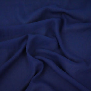 Navy Blue Solid 60Gm Georgette Fabric SSMG-40 - TradeUNO