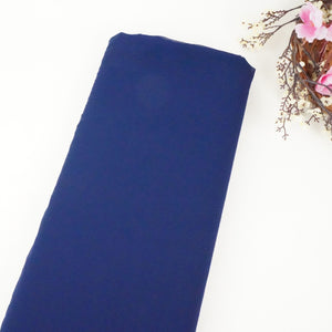 Navy Blue Solid 60Gm Georgette Fabric SSMG-40 - TradeUNO