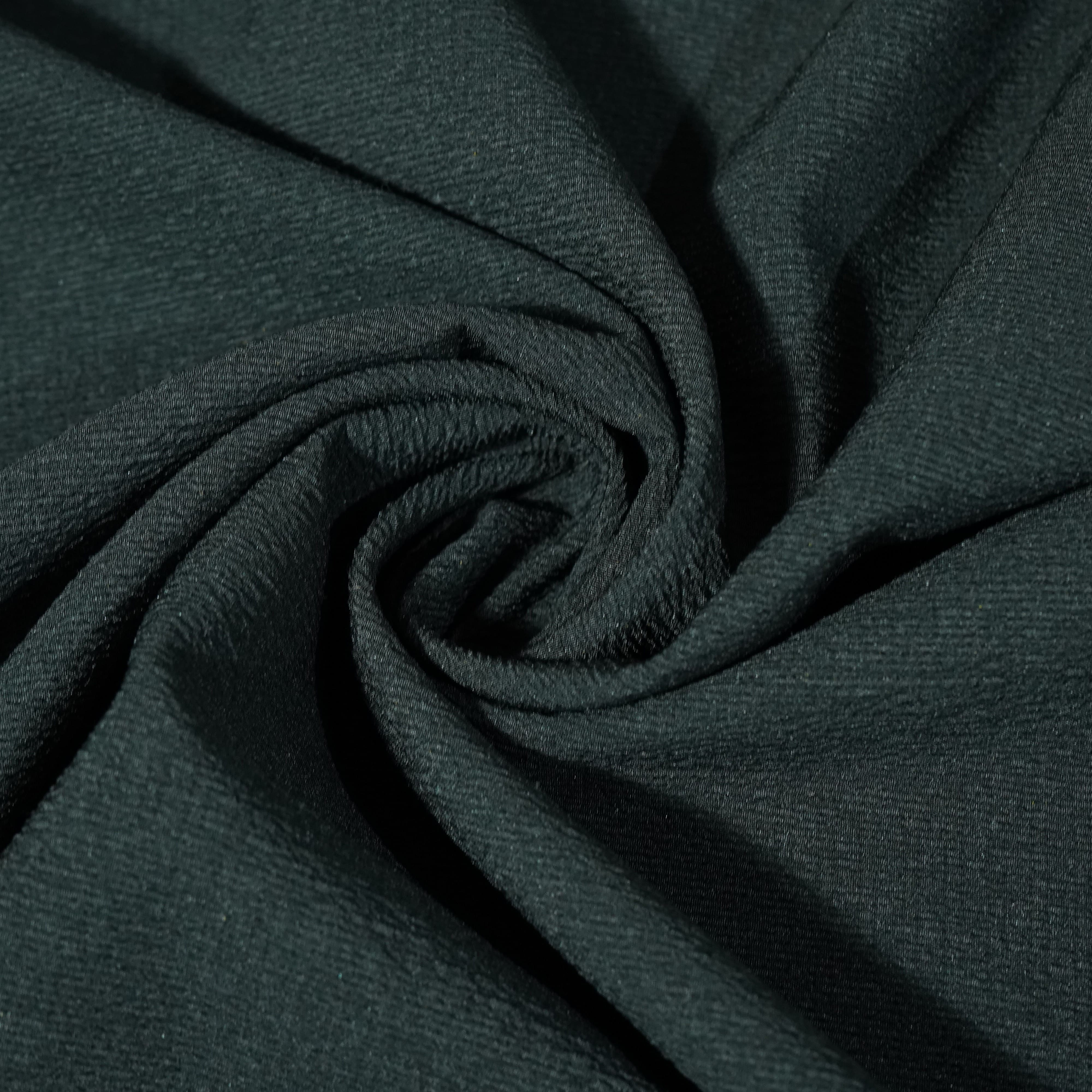 Black Crepe Fabric