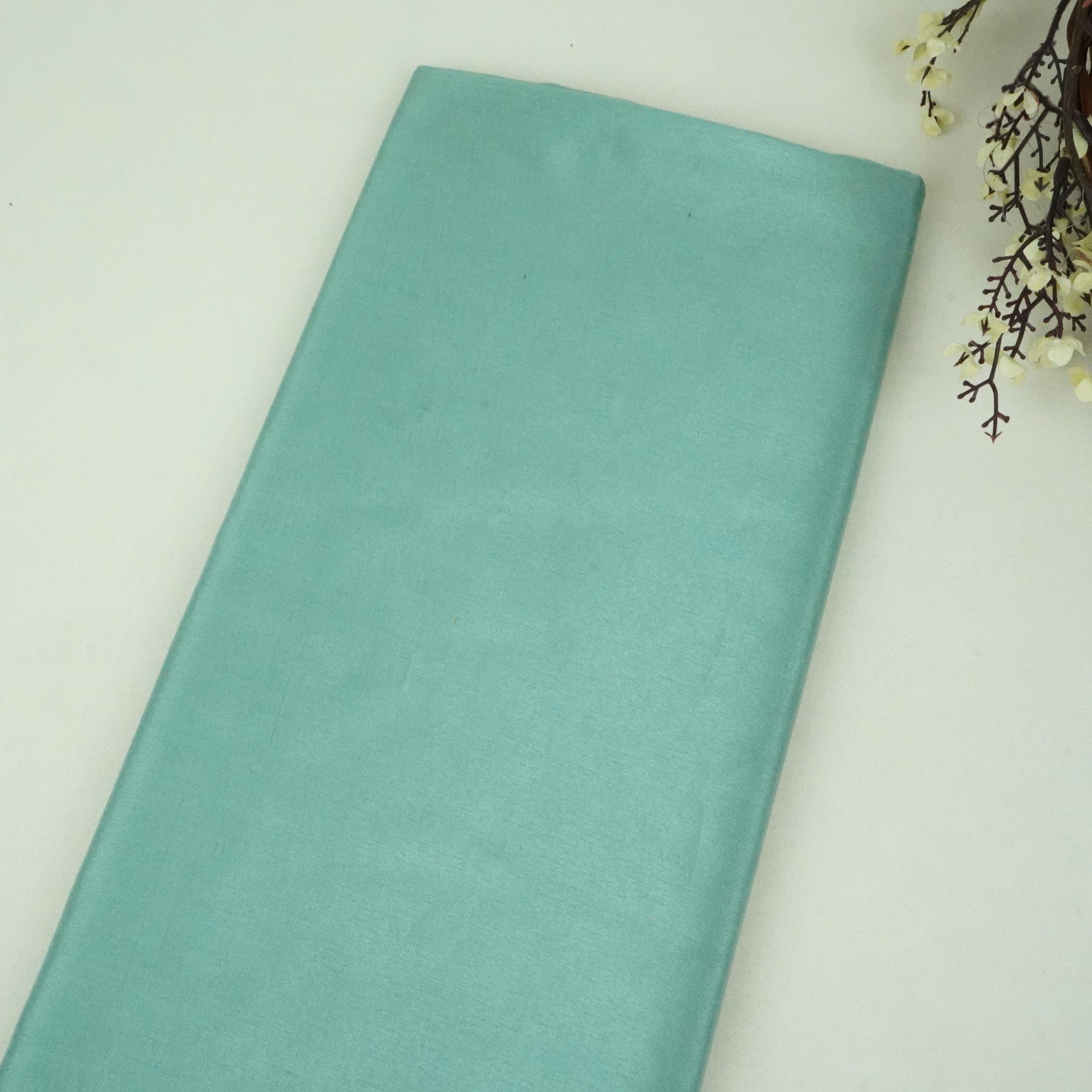 Sea Blue Light Solid Shantoon Fabric BF-14671 - TradeUNO