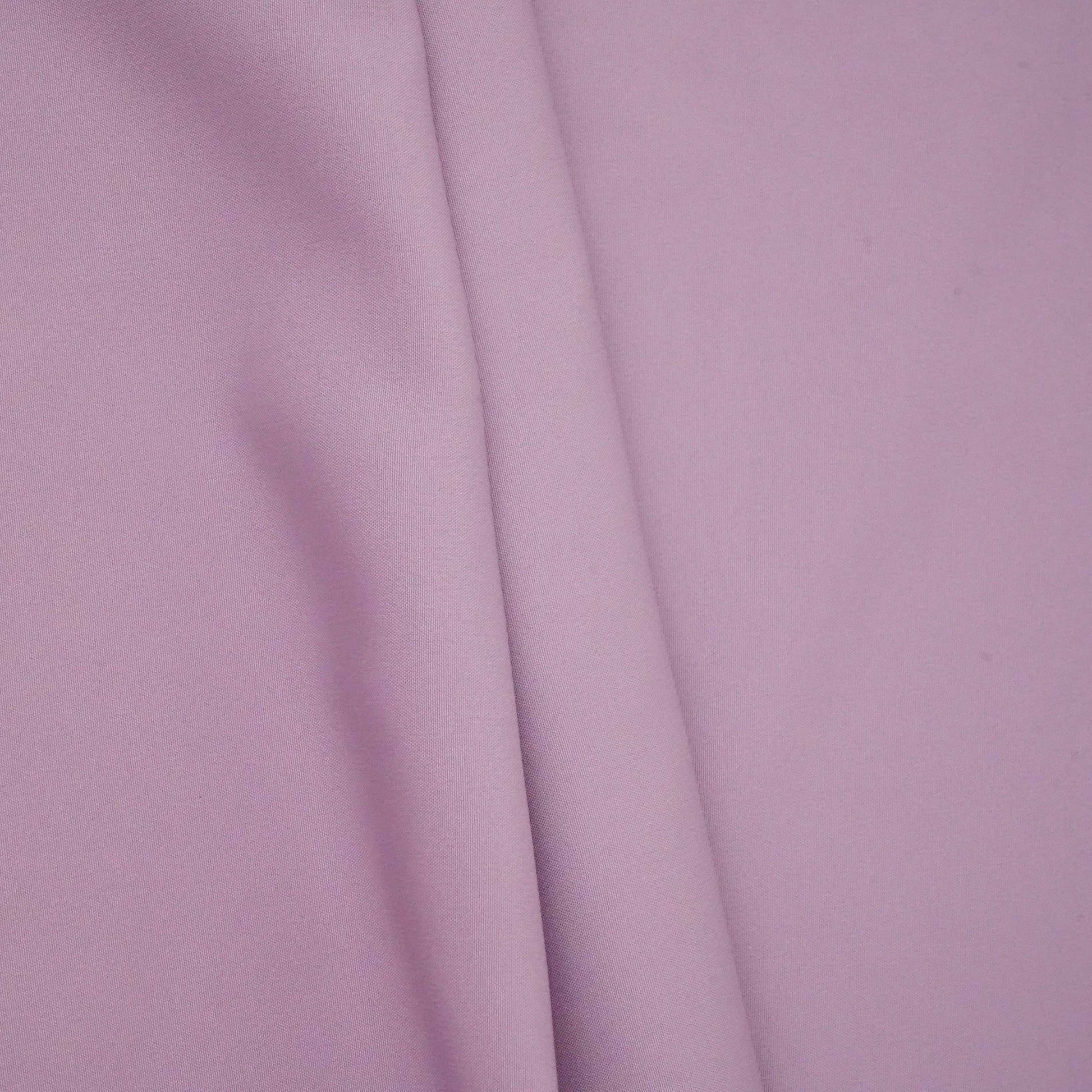 Lavender  Solid Malai Crepe Fabric - TradeUNO