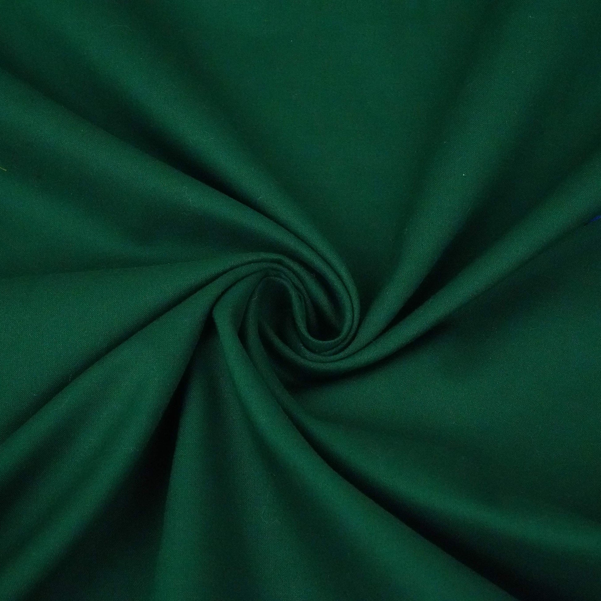 Classic Dark Olive Green Solid Cotton Satin MSMR-14160 - TradeUNO
