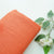 Orange Solid Crushed Chanderi Velvet Fabric 13285