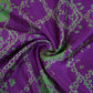 Purple Shibori Print Pure 70gm Chanderi Fabric SN-30537