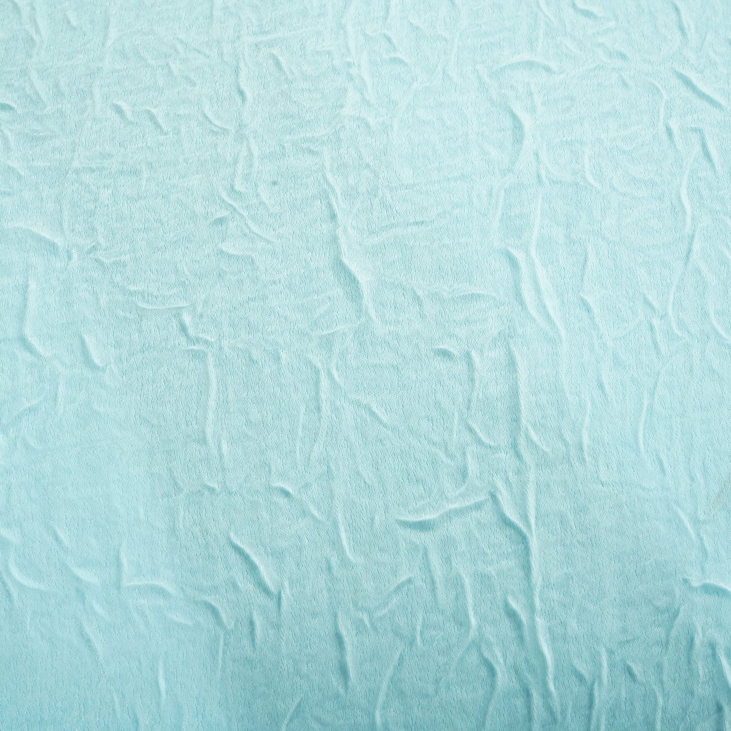 Blue Solid Crushed Chanderi Velvet Fabric 13287
