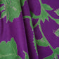 Purple Floral Print Pure 70gm Chanderi Fabric SN-30526