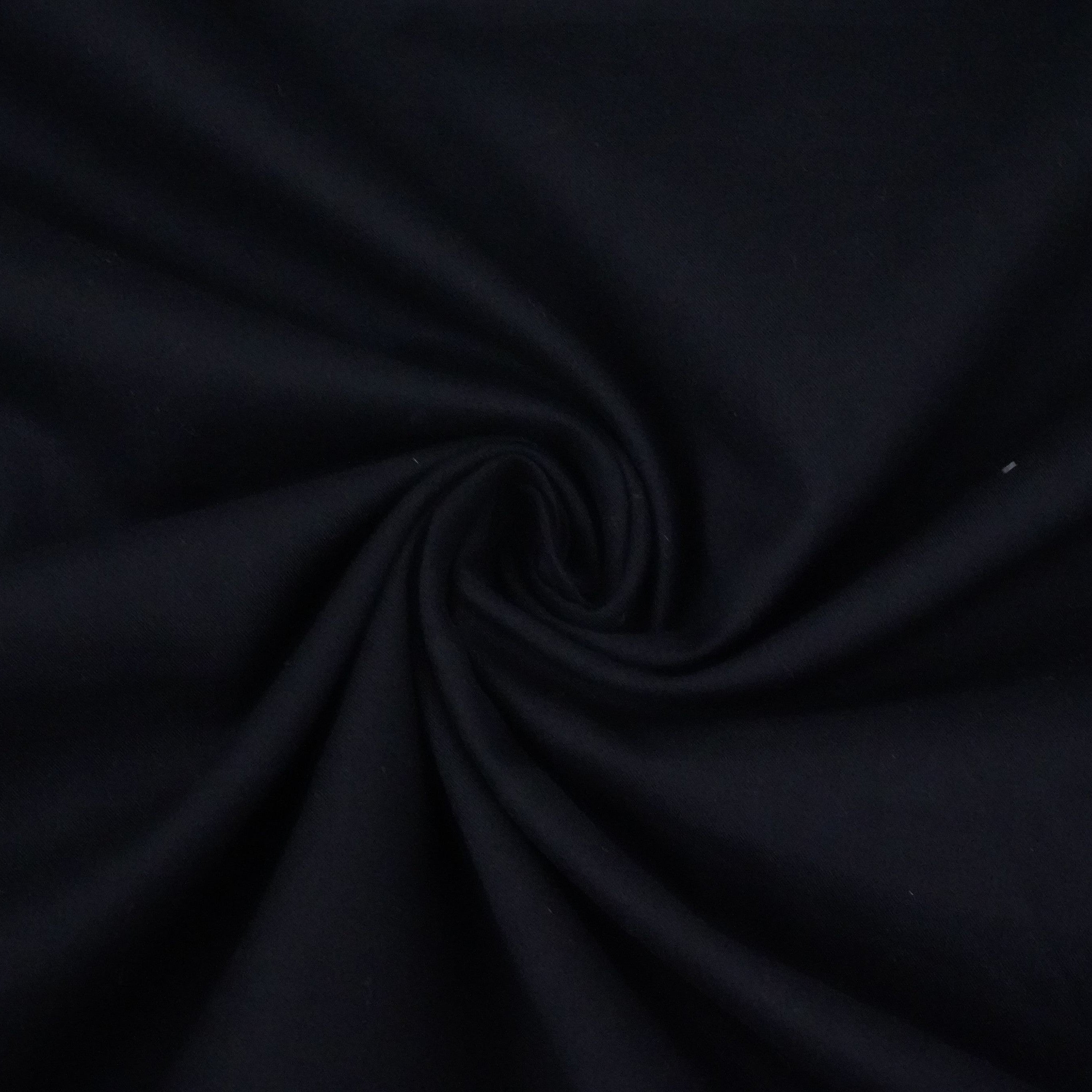 Premium Black Solid Cotton Mulmul Fabric MSMR-17021 - TradeUNO